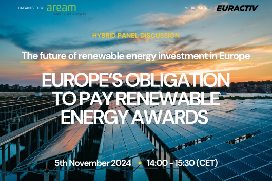 Media Partnership - The future of renewable energy investment in Europe: Europe's obligation to pay renewable energy awards