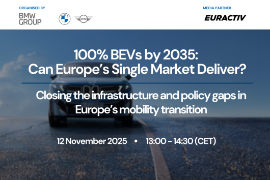 Media Partnership - 100% BEVs by 2035: Can Europe’s Single Market Deliver?