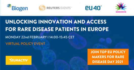 Media Partnership - Unlocking innovation and access for rare disease patients in Europe