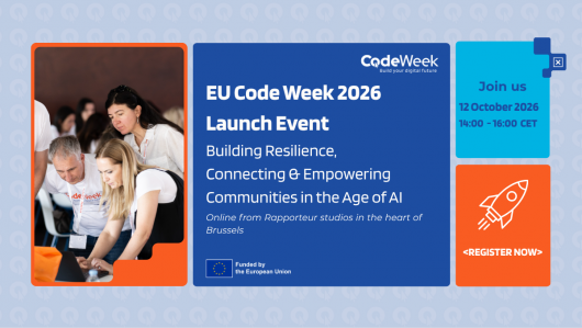 EU Code Week 2026 Launch Event: Building Resilience, Connecting & Empowering Communities in the Age of AI