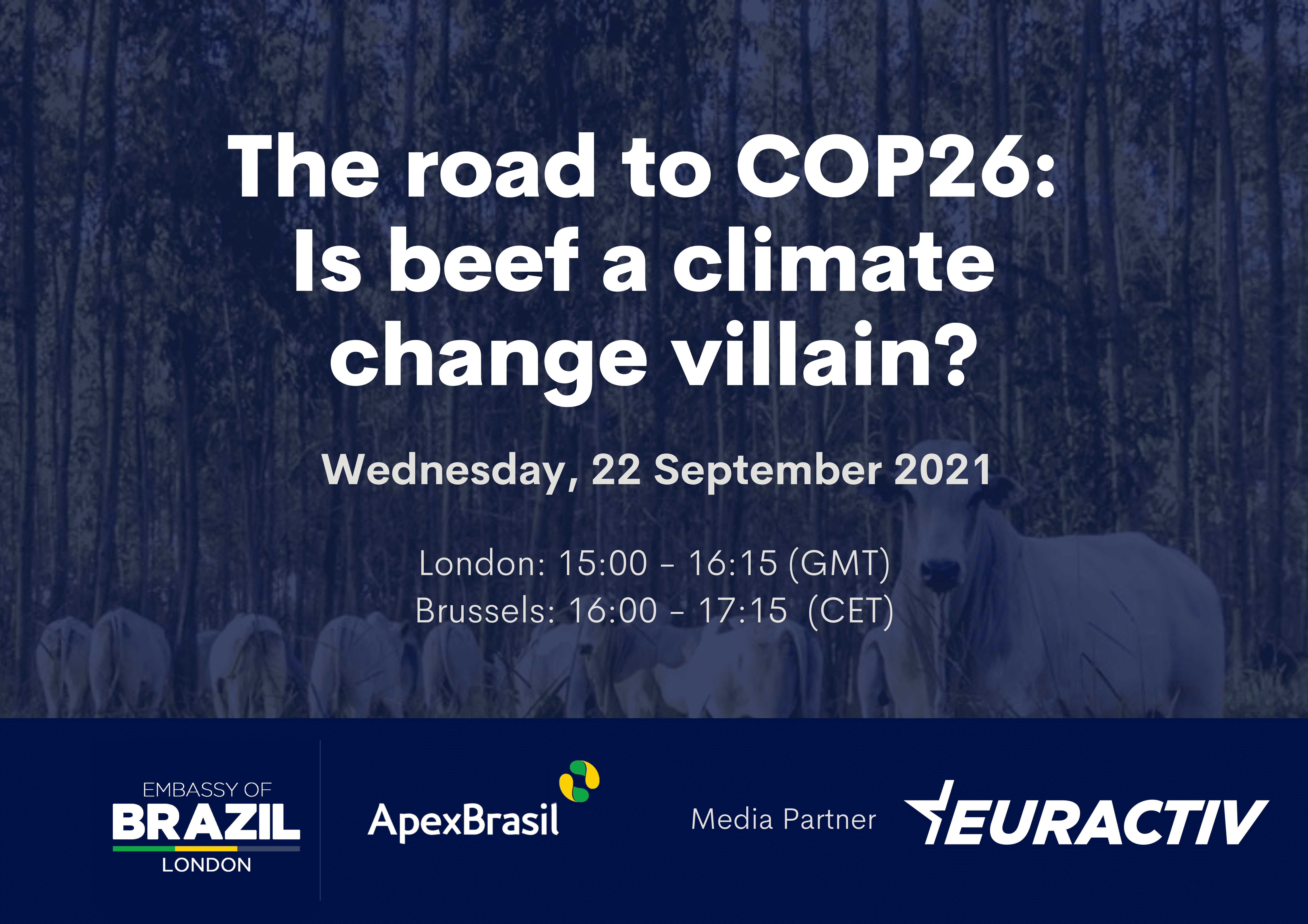 Media Partnership - The road to COP26: is beef a climate change villain?