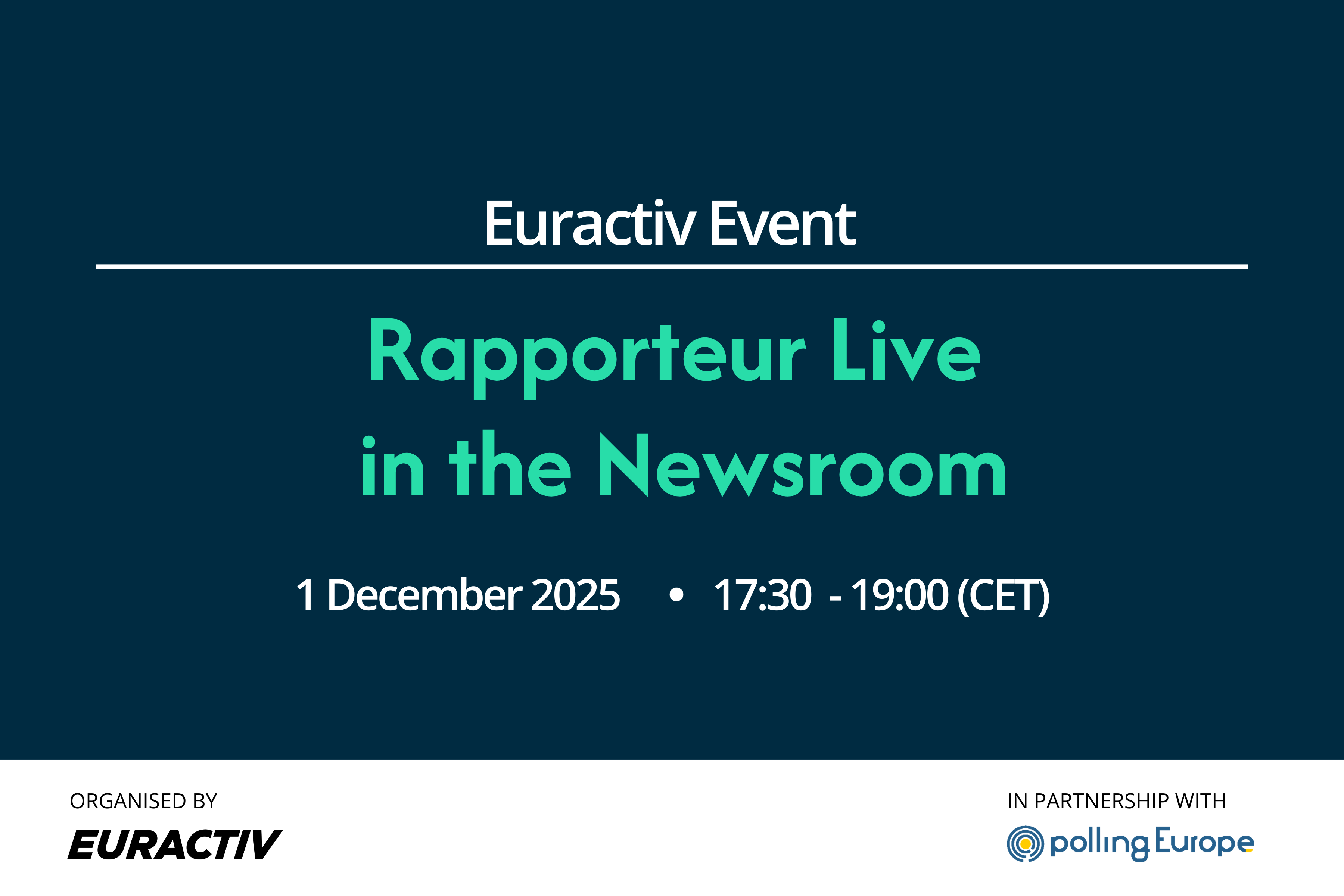 Rapporteur Live in the Newsroom