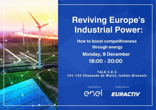 Reviving Europe's Industrial Power: How to boost competitiveness through energy - Media Partnership