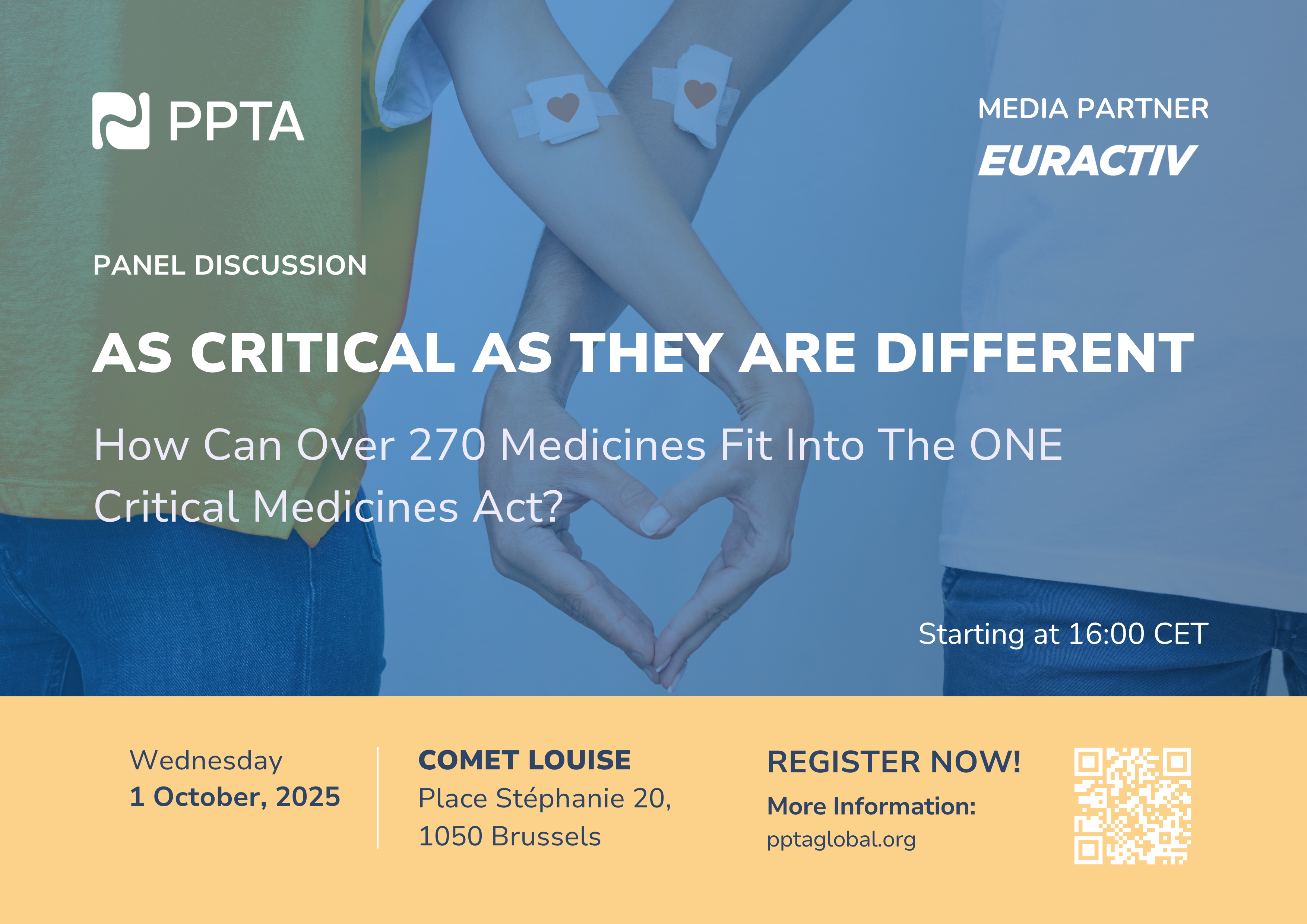 Media Partnership - As Critical As They Are Different: How Can Over 270 Medicines Fit Into The ONE Critical Medicines Act?
