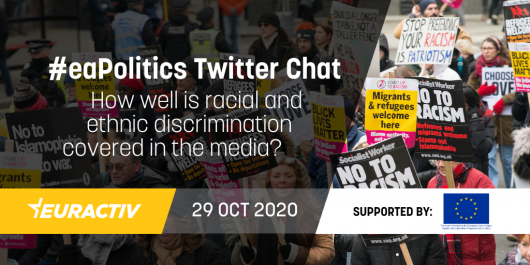 #EAPOLITICS TWITTER CHAT | HOW WELL DO YOU THINK DISCRIMINATION BASED ON RACIAL OR ETHNIC ORIGIN IS COVERED IN THE MEDIA?