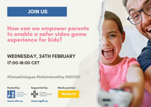 Media Partnership - How can we empower parents to enable a safer video game experience for kids?